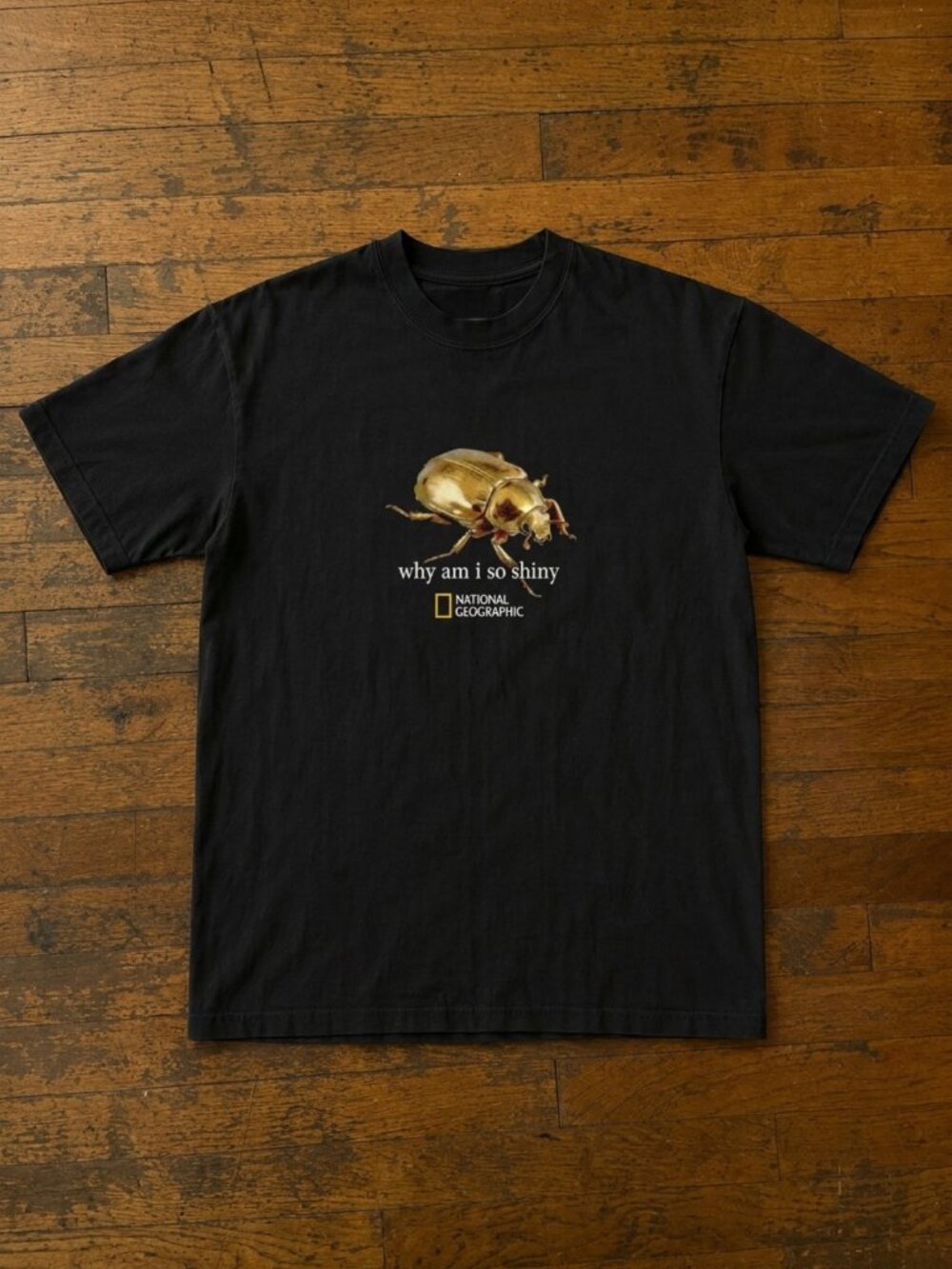 Go With The Flow - National Geographic - golden beetle T-shirt Unisex Graphic
